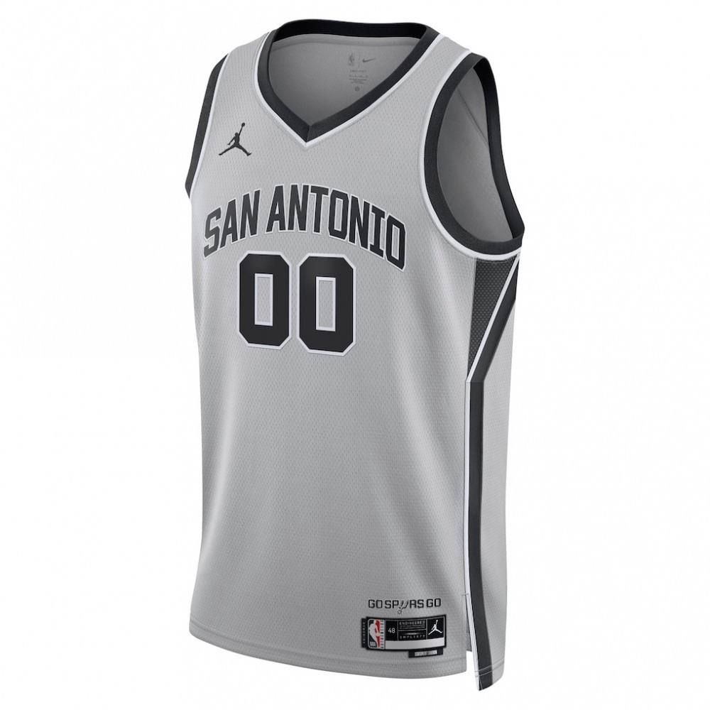 San Antonio Spurs Jordan Brand Unisex Swingman Custom Jersey - Statement Edition - Silver-Pro Kit Vault | Brand New 26/27 Sports Jerseys